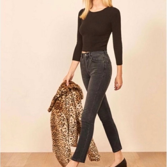 NWT REFORMATION Jordi Ankle Jeans - Picture 9 of 9